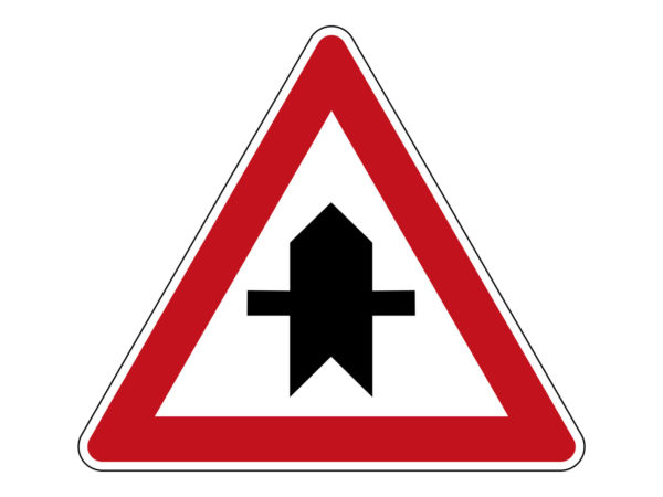 Verkehrszeichen 301 Vorfahrt Radfahrausbildung Grundschule